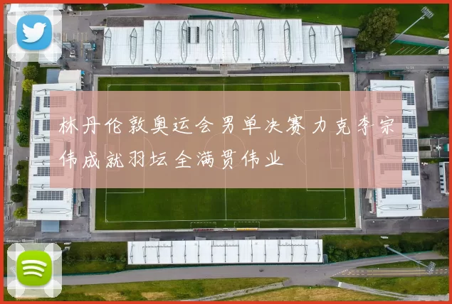 林丹伦敦奥运会男单决赛力克李宗伟成就羽坛全满贯伟业